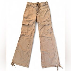 Wild Fable Tan Low Rise Bootcut Cargo Pants XS